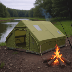 Палатка с надувным каркасом