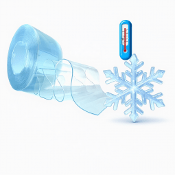 Морозостойкая ПВХ завеса